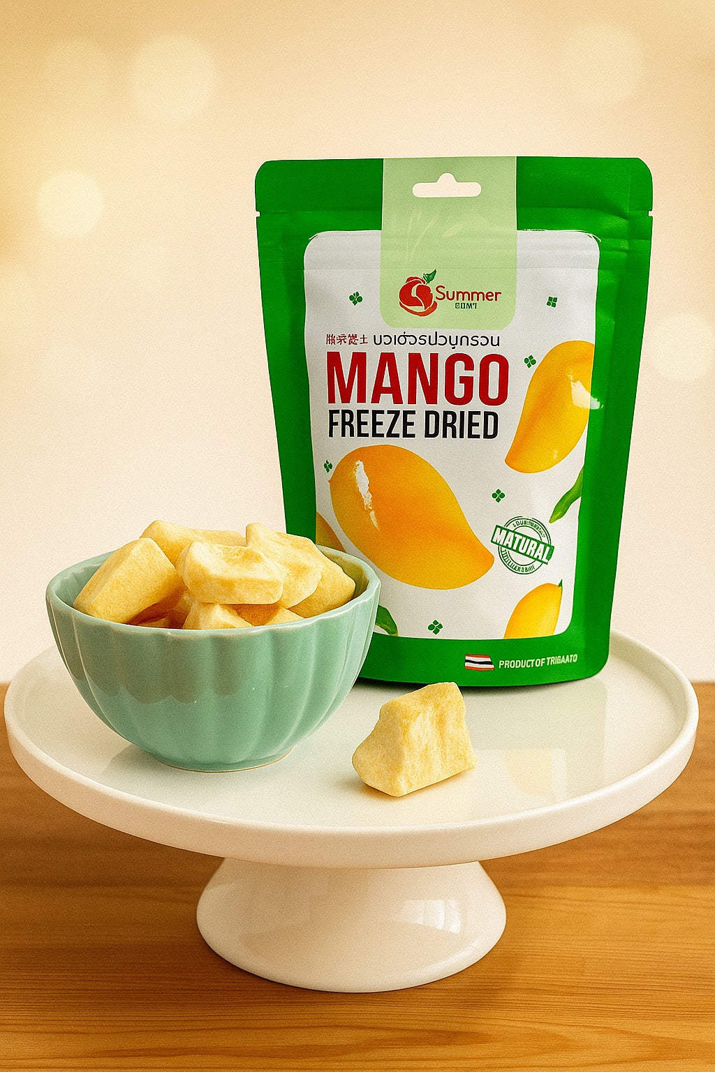 Freeze dried Mango, front package
